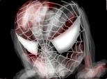 Spiderman-face in night