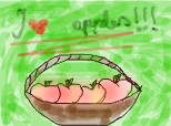 i love apples