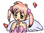 anime girl pink