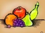 Raftul cu fructe
