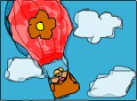 zburam cu balonul