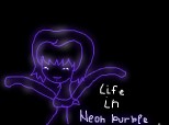 Life in neon purple
