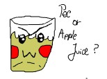 Pee or apple juice?