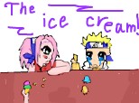 the ice cream....