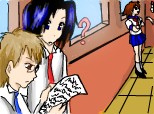 Niko and Takuya at school