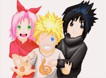 Sakura, Naruto and Sasuke..... when they were young