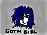 Goth Anime girl