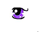 purple anime eye