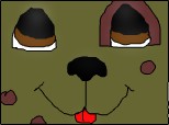 Cute hyena face