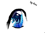 Blue anime eye