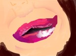 glamourous lips