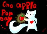 one apple per day...=un mar pe zi...