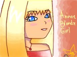 Anime Blonde Girl(cititi descrierea)