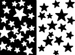 stelele albe si negre