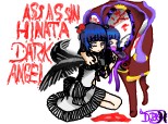 Hinata assasin dark angel , light angel into the mirror