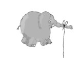 Desen 82604 continuat:elefant