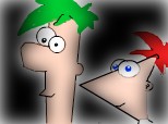 Phineas and Ferb pe fond NEGRU :D:D