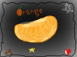 o felie de portocala