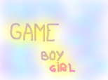 game boy & girl