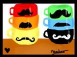 Moustache cups~