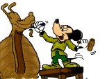 Mickey descopera artistul din el ;)