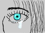 an eye...is crying waiting for life....