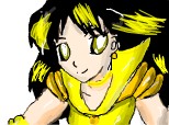 anime girl yellow