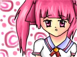 Anime girl pink