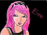 pink emo girl