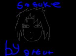 How to draw sasuke