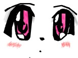 anime eye pink