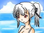 beach girl anime