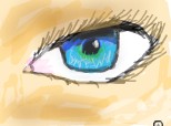 un ochi albastru