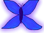 un fluture cu blur