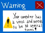 Computer warning