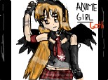 anime girl goth