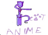 anime violet cat