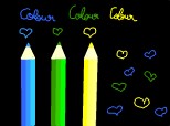 Creioane colorate:X