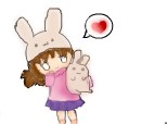 chibi anime bunny