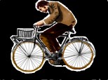 MR. BEAN pe bicicleta