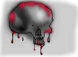 bloody skull