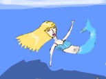 mermaid in water
