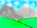 Peisaj de vara la munte