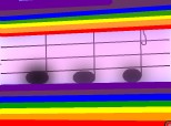 notele muzicii colorate