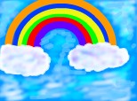 A rainbow...