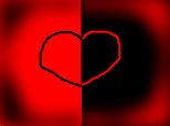 Black & Red Heart