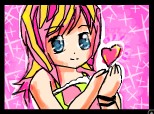 anime sweet hart girl pentru pasionata de desen