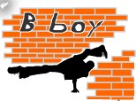 B-boy illustration