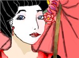 Geisha...Inca un desen colorat in galeria mea...