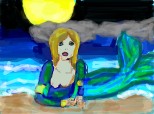 a mermaid ...cam urata:(..sorry..for anime love:D